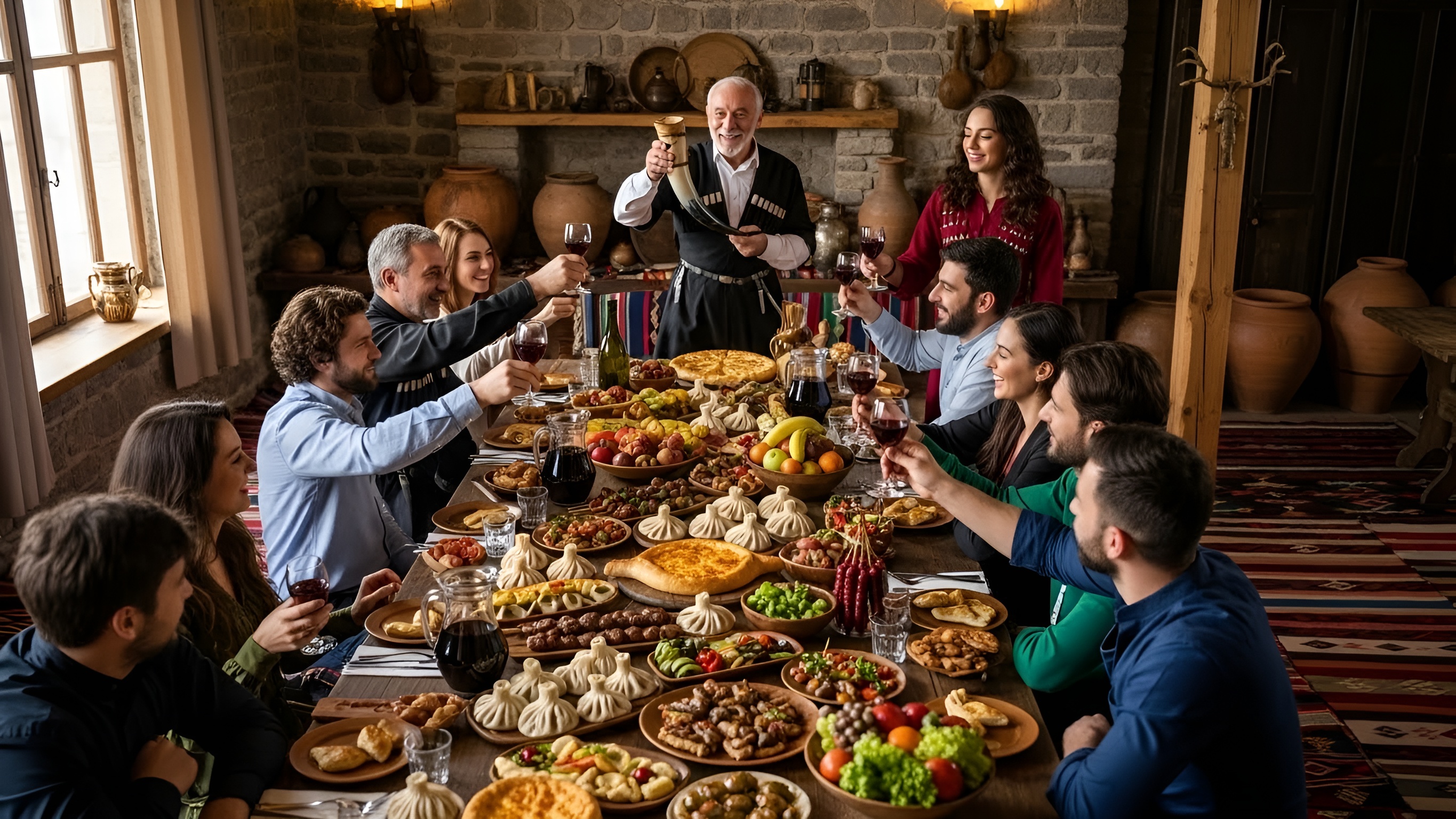 Georgian feast